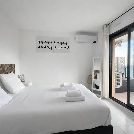 Semesterbostad 2 P Near Monaco Piscine Sea View Parking