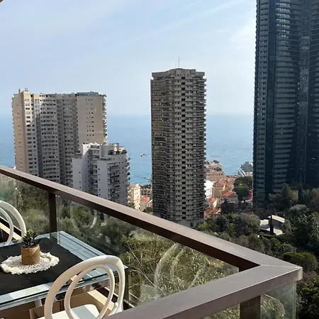 2 P Near Monaco Piscine Sea View Parking Semesterbostad Beausoleil