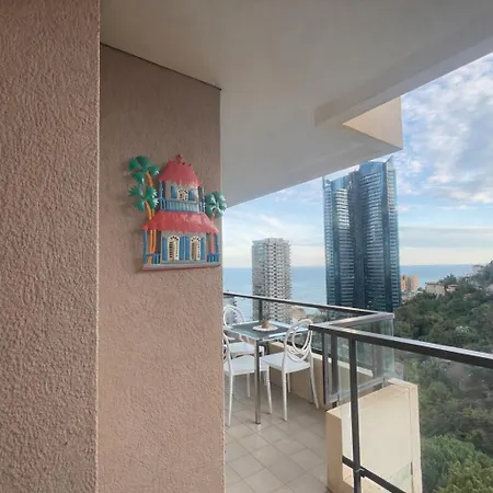 2 P Near Monaco Piscine Sea View Parking